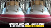 VIDEO: Pencurian Kotak Amal Terjadi di Masjid Allathiif Sidrap, Pelaku Terekam CCTV