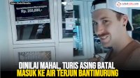 VIDEO: Tarif Dinilai Mahal, Turis Asing Batal Masuk ke Air Terjun Bantimurung