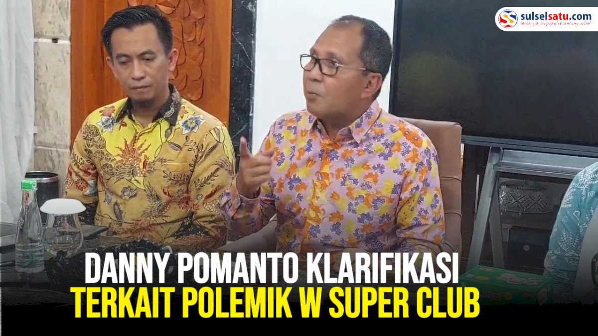 VIDEO: Danny Pomanto Klarifikasi terkait Polemik W Super Club dekat dengan Masjid 99 Kubah
