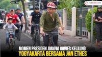 VIDEO: Momen Presiden Jokowi Gowes Keliling Yogyakarta bersama Jan Ethes