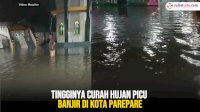 VIDEO: Tingginya Curah Hujan Picu Banjir di Kota Parepare