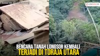 VIDEO: Bencana Tanah Longsor Kembali terjadi di Toraja Utara