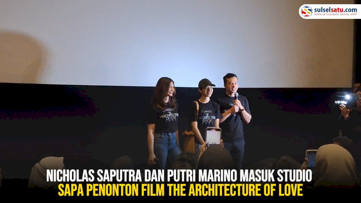 VIDEO: Nicholas Saputra dan Putri Marino Masuk Studio Sapa Penonton Film The Architecture of Love