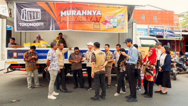 Mini Distribution Center upaya Pemkot Makassar kendalikan inflasi. Foto: Istimewa.