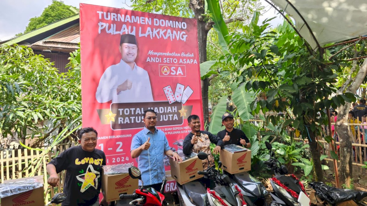 Andi Seto Siapkan 4 Motor Untuk Turnamen Domino Buat Warga Lakkang
