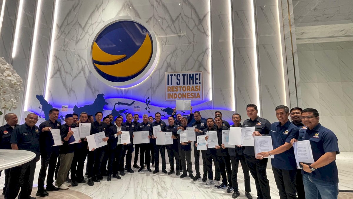 DPP NasDem Terbitkan 16 Surat Rekomendasi di Sulsel