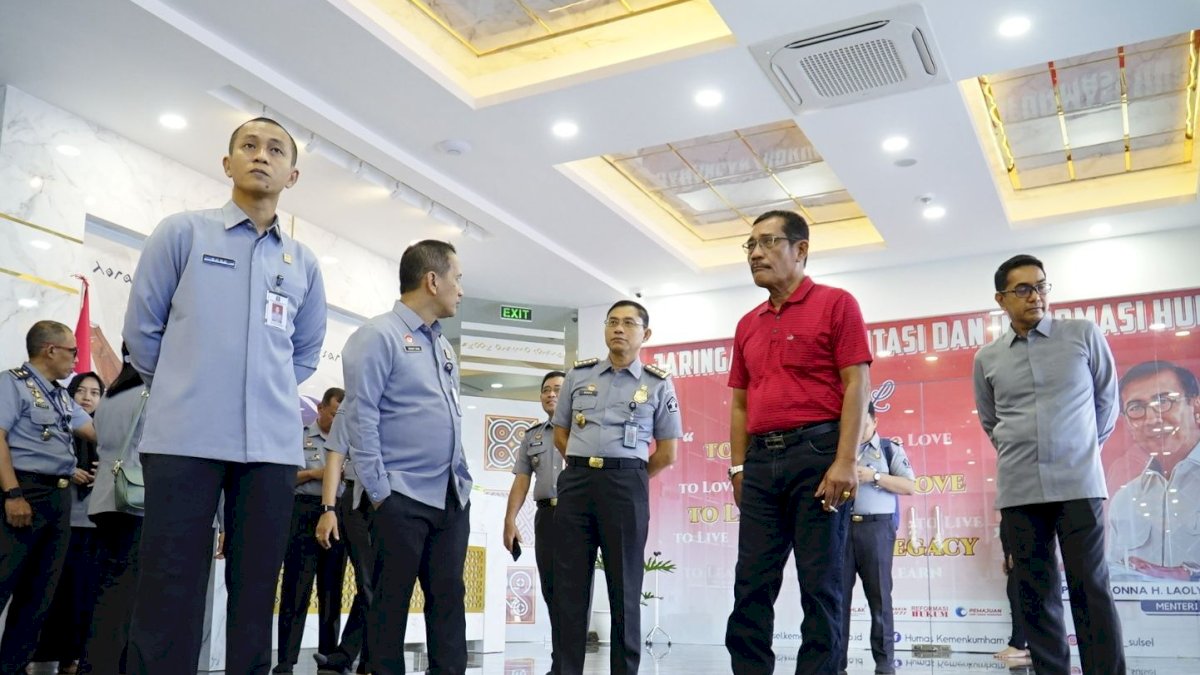 Kakanwil Kemenkumham Sulsel Terima Kunjungan Kanwil Sultra Bahas Peningkatan Kualitas SDM dan Inovasi