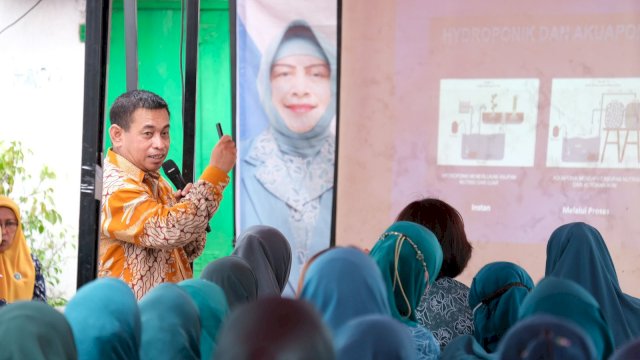 TP PKK Kota Makassar edukasi warga manfaatkan pekarangan meningkatkan kesejahteraan. Foto: Istimewa.
