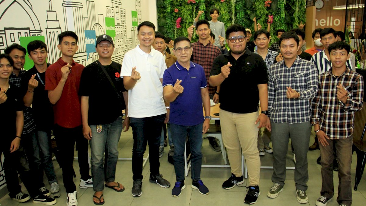 Rusdin Abdullah Bakar Semangat Anak Muda Biringkanaya, Bagi Tips Jadi Pengusaha Sejak Masih Kuliah