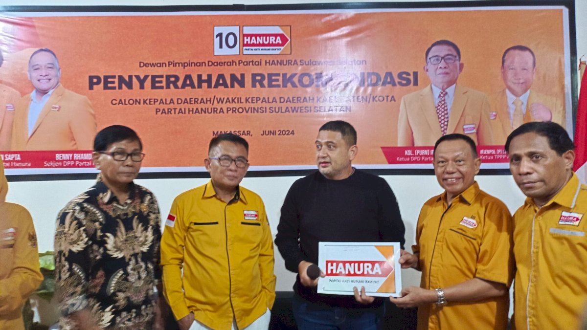 Tertinggi di Survei, Hanura Wacanakan Appi-Indira Berpaket di Pilwalkot Makassar
