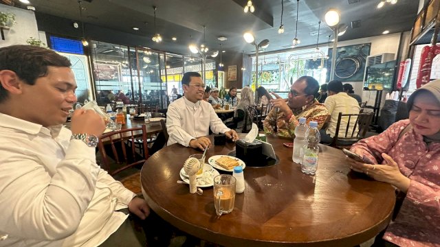 Danny Pomanto bersama Indira menemui Waketum PPP Amir Uskara di Jakarta. Ist