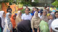 Wali Kota Makassar Bersama Indira Yusuf Ismail Tinjau Lokasi Lomba Kelurahan Terpadu di Manggala