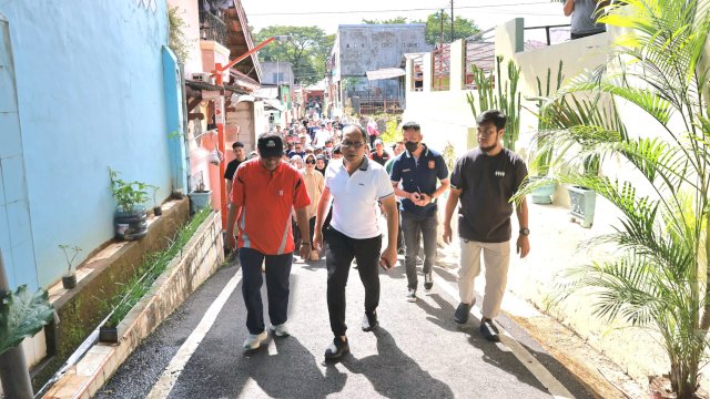 Danny Pomanto kunjungi kelurahan Manggala. Foto: Istimewa.