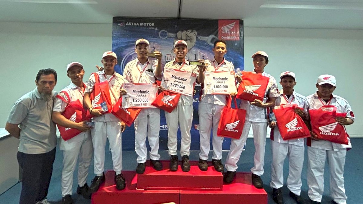 Asmo Sulsel Asah Kemampuan Mekanik dan Service Advisor Lewat Technical Skill Contest