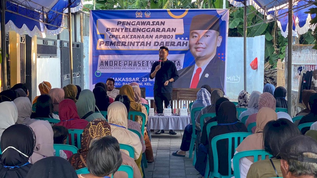 Legislator NasDem Sulsel Andre Minta Warga Adukan Penyalahgunaan Bantuan Pemerintah