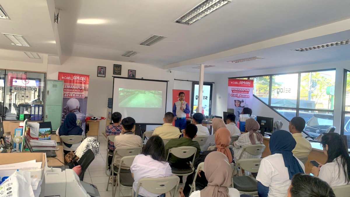 Asmo Sulsel Edukasi Karyawan Balai Lelang Ibid Keselamatan Berkendara