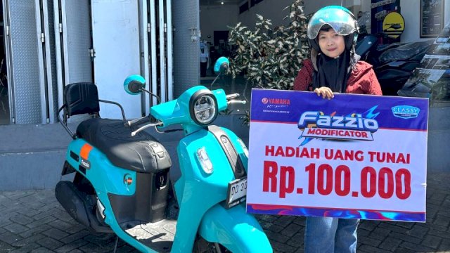 Daftar Yamaha Fazzio Modifikasi di Yamaha bisa dapat uang tunai. Foto: Istimewa.