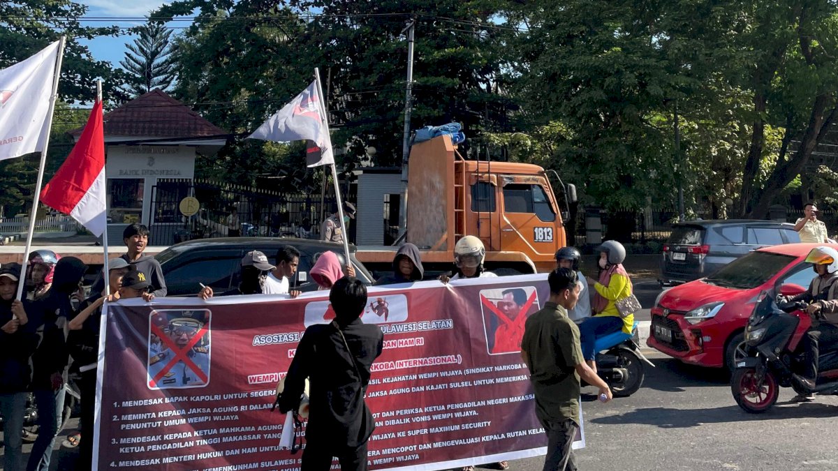 Bandar Narkoba Wempi Wijaya Hanya Divonis 12 Tahun Penjara, Aktivis Anti Narkoba Sulsel Kembali Gelar Unjuk Rasa Jilid 2, Ini Tuntutannya