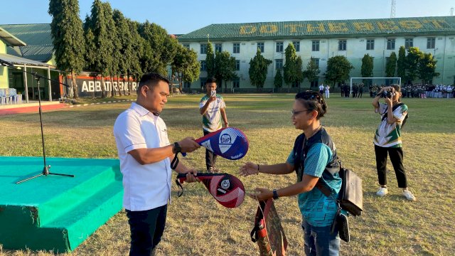 Pembukaan Kejuaraan Open Turnament Tamarunang Cup 2024 di Asmil Yon Armed 6/3 Kostrad, Jalan Andi Mappaoddang.