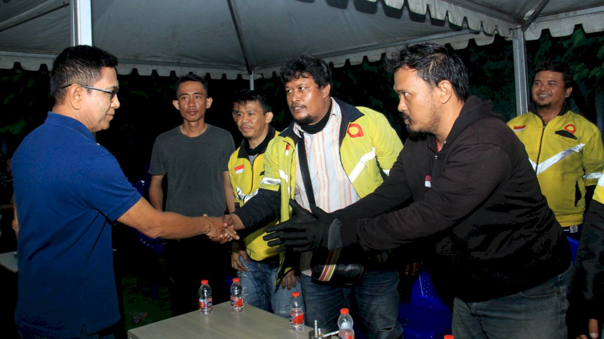 Komunitas Ojol Maxim Deklarasi Dukung Rusdin Abdullah di Pilwali Makassar