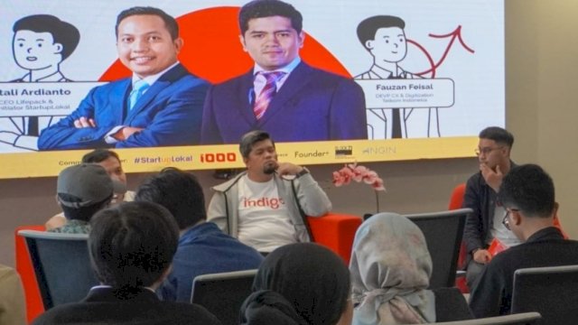 Indigo Leaders Talk dan Startup Clinic yang digelar Telkom untuk membantu startup berkontribusi terhadap IKN. Foto: Istimewa.