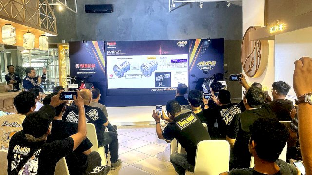 Media Workshop Yamaha yang berlangsung pada Jumat (21/6/2024) di Dealer Yamaha Mekar Motor, Cibinong, Jawa Barat. Foto: Istimewa.