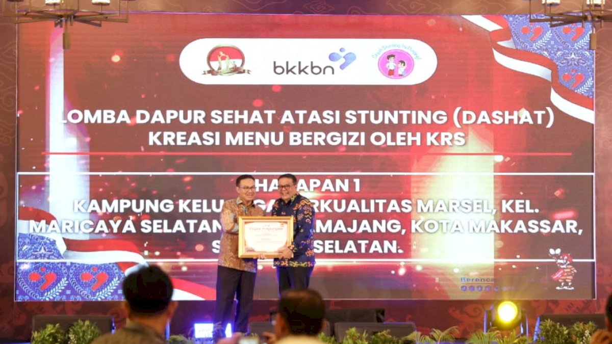 Kalahkan 65 Ribu Peserta, Makassar Raih Juara 2 Tingkat Nasional Kampung KB Terbaik
