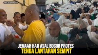 VIDEO: Jemaah Haji Asal Bogor Protes Tenda Lantaran Sempit