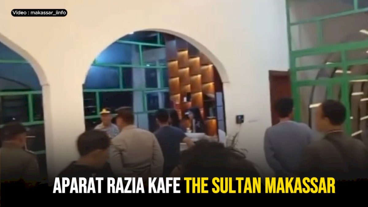 VIDEO: Aparat Razia Kafe the Sultan Makassar
