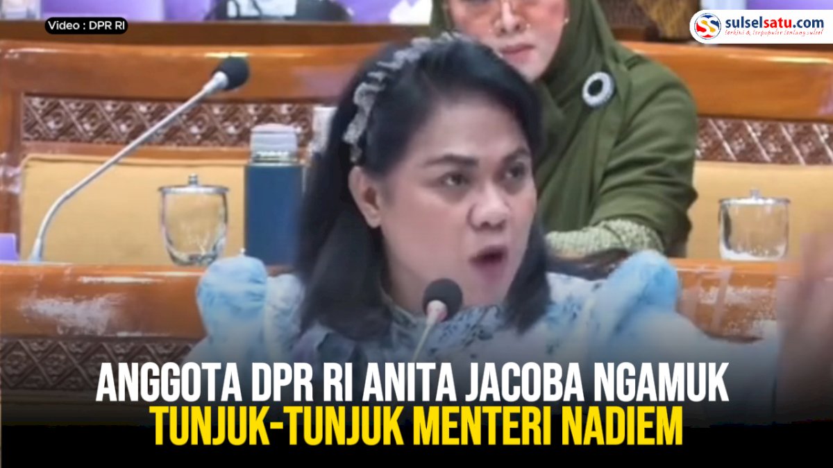 VIDEO: Anggota DPR RI Anita Jacoba Ngamuk Tunjuk-tunjuk Menteri Nadiem