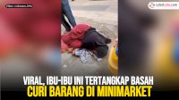 VIDEO: Viral, Ibu-ibu Ini Tertangkap Basah Curi Barang di Minimarket