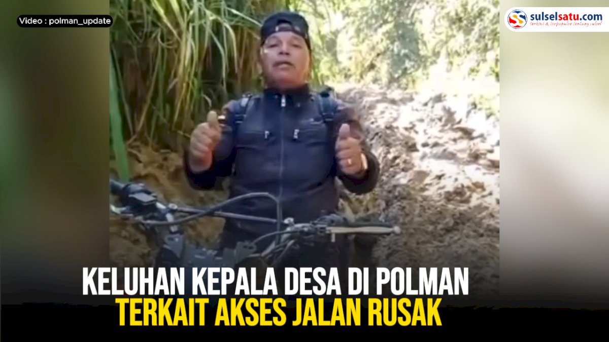 VIDEO: Keluhan Kepala Desa di Polman terkait Akses Jalan Rusak
