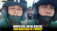 VIDEO: Driver Ojol Antar Jenazah dari Makassar ke Pangkep