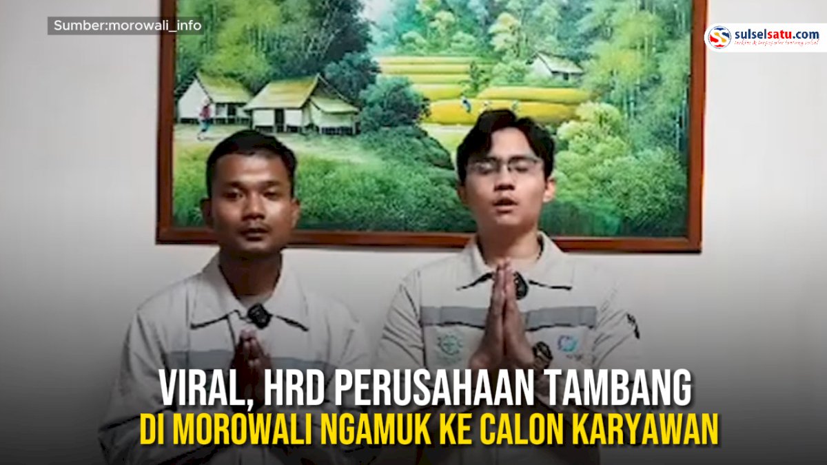 VIDEO:  Viral, HRD Perusahaan Tambang di Morowali Ngamuk ke Calon Karyawan yang Merokok di Ruangan