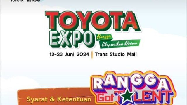 Toyota Expo gelar Rangga Got Talent. Foto: Istimewa.