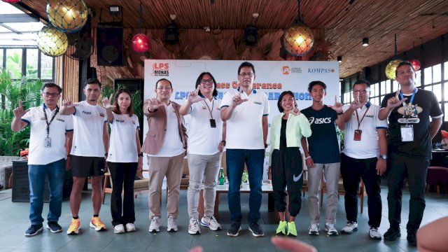 Konferensi pers LPS Half Marathon 2024 beberapa waktu lalu. Foto: Istimewa.