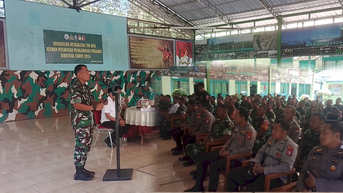 Dandim 1425 Jeneponto Tegaskan Anggotanya Netral di Pilkada 2024