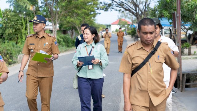 Penilaian lomba desa yang digelar PT Vale IGP Pomalaa. Foto: Istimewa.