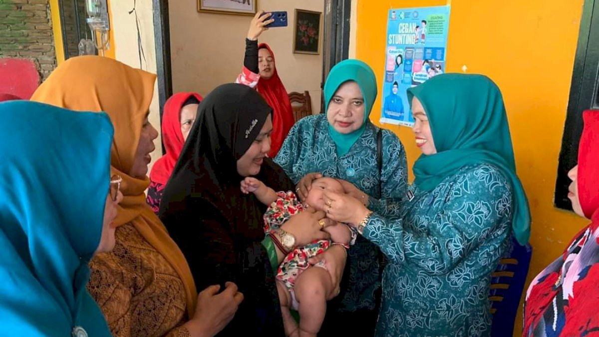 Ketua TP PKK Kecamatan Tallo Salmiah Ramli Hadiri Kegiatan PIN Polio di Kelurahan Rappokalling