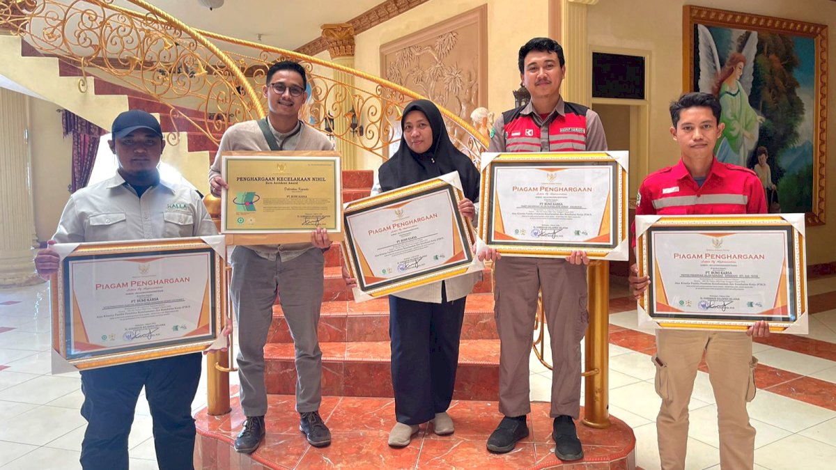 Konsisten Jaga Kinerja K3, Bumi Karsa Borong 7 Penghargaan dari Pemprov Sulsel