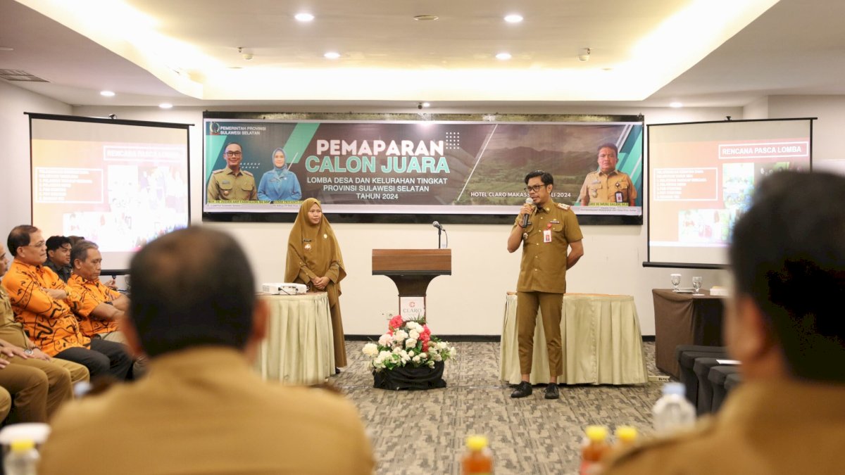 Target Juara, Pj Sekda Makassar Yakinkan Tim Penilai Lomba Kelurahan Tingkat Sulsel