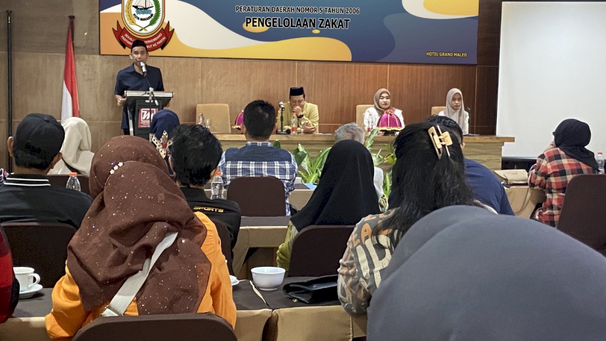 Ketua DPRD Makassar Rudianto Lallo Gelar Sosialisasi Perda Pengelolaan Zakat
