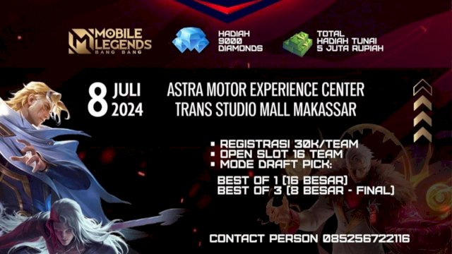 Astra Motor Sulsel gelar Honda Jagoanku Esport Competition. Foto: Istimewa.