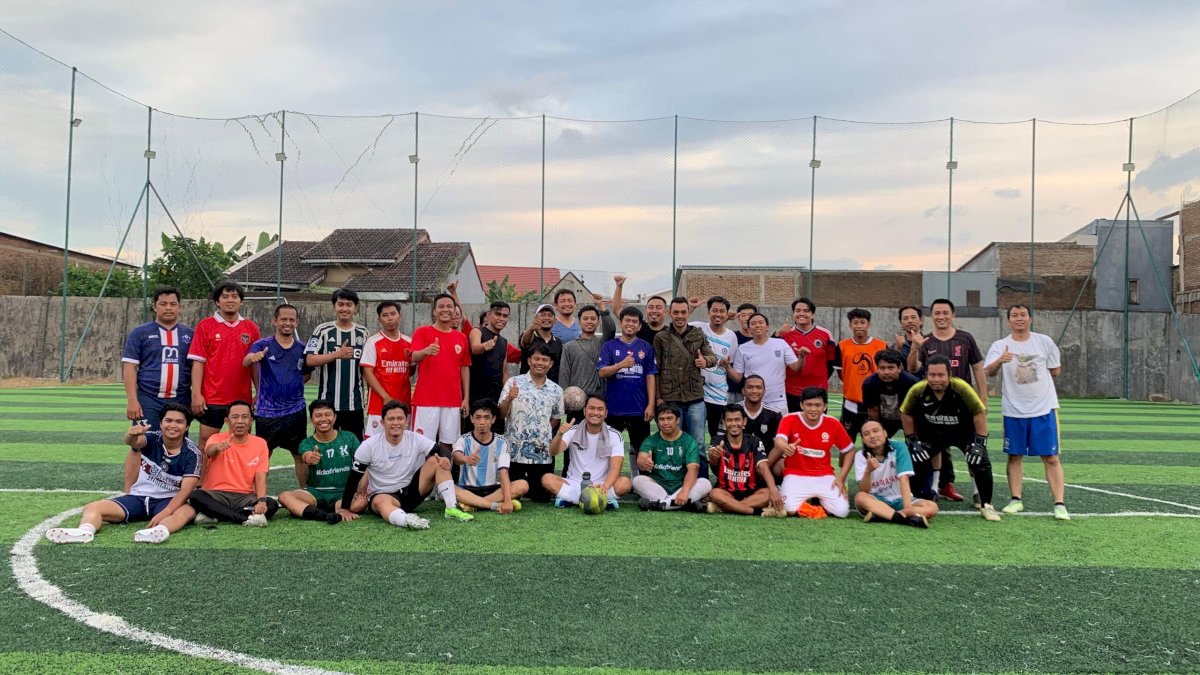 Andi Seto Ajak Jurnalis di Makassar Terapkan Pola Hidup Sehat Lewat Olahraga