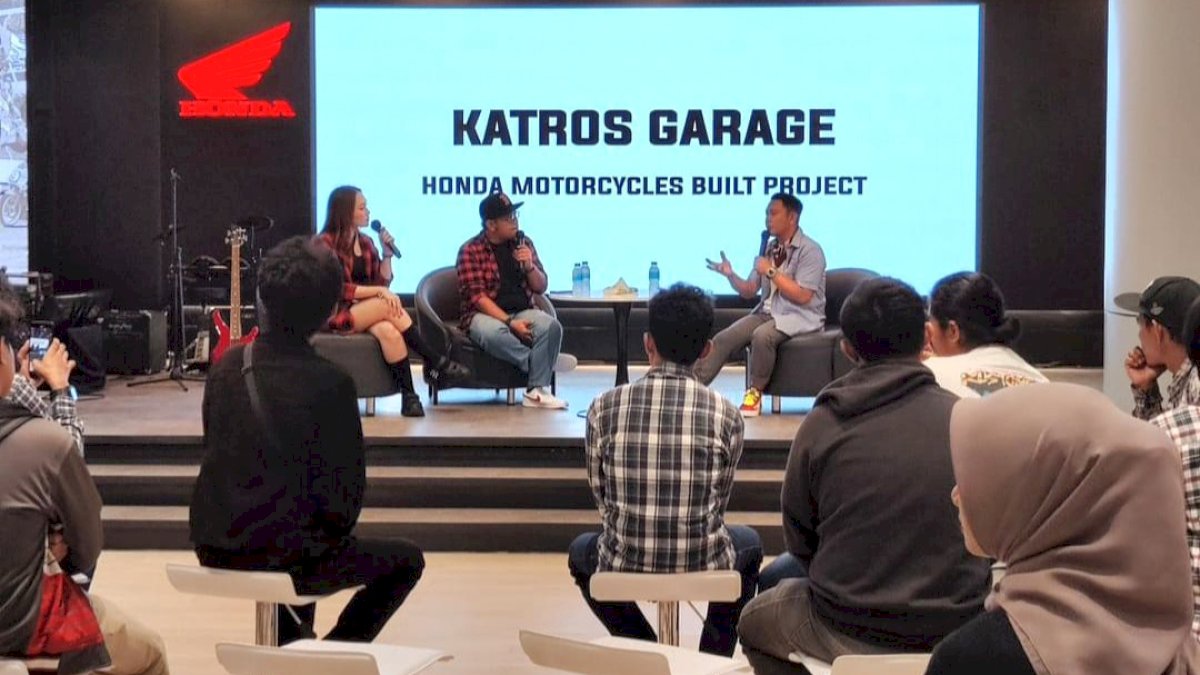 Asmo Sulsel Undang Andi ‘Atenx’ Akbar Jadi Narasumber Honda Jagoanku Modification Talkshow