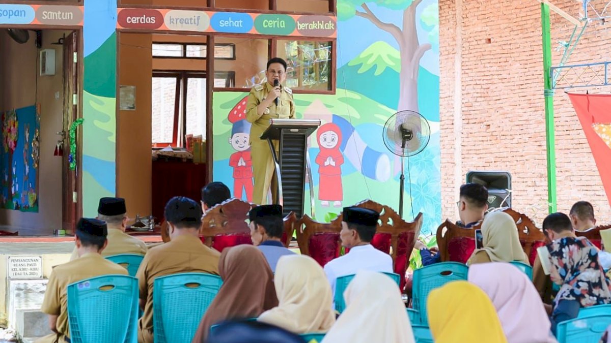 Resmikan Sekolah PAUD, Harapan Suardi Akan Pendidikan Generasi Barru