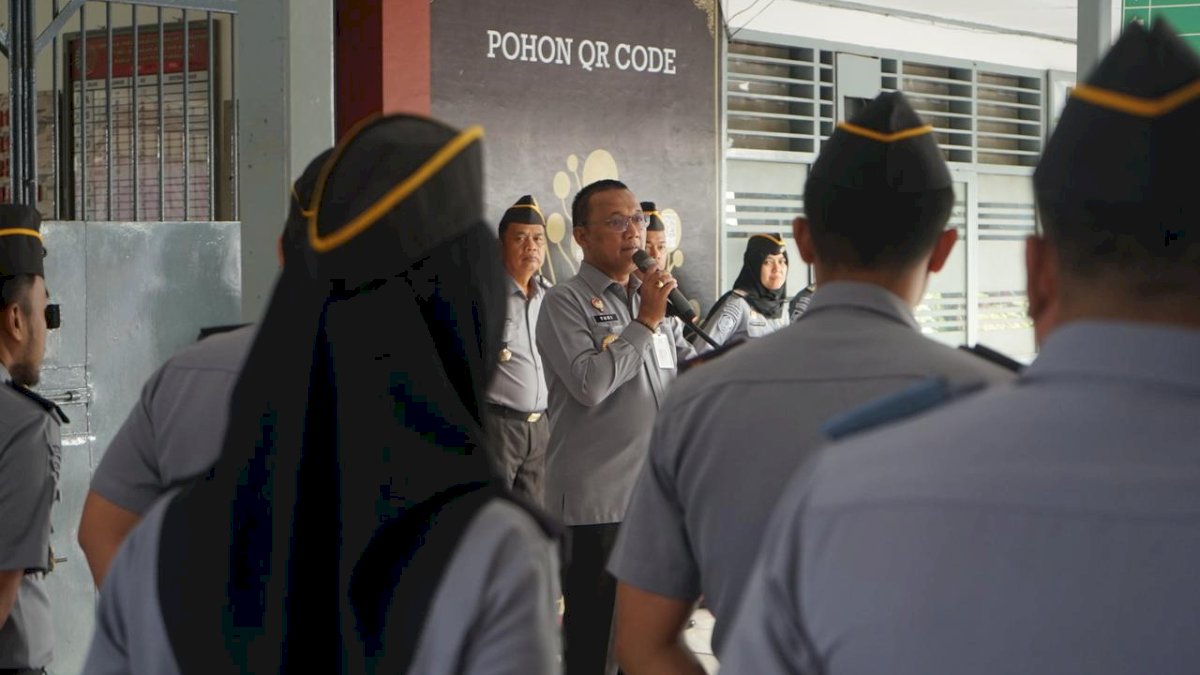 Kadivpas Kanwil Kemenkumham Sulsel Beri Pengarahan Antisipasi Judi Online di Jajaran Pegawai Pemasyarakatan