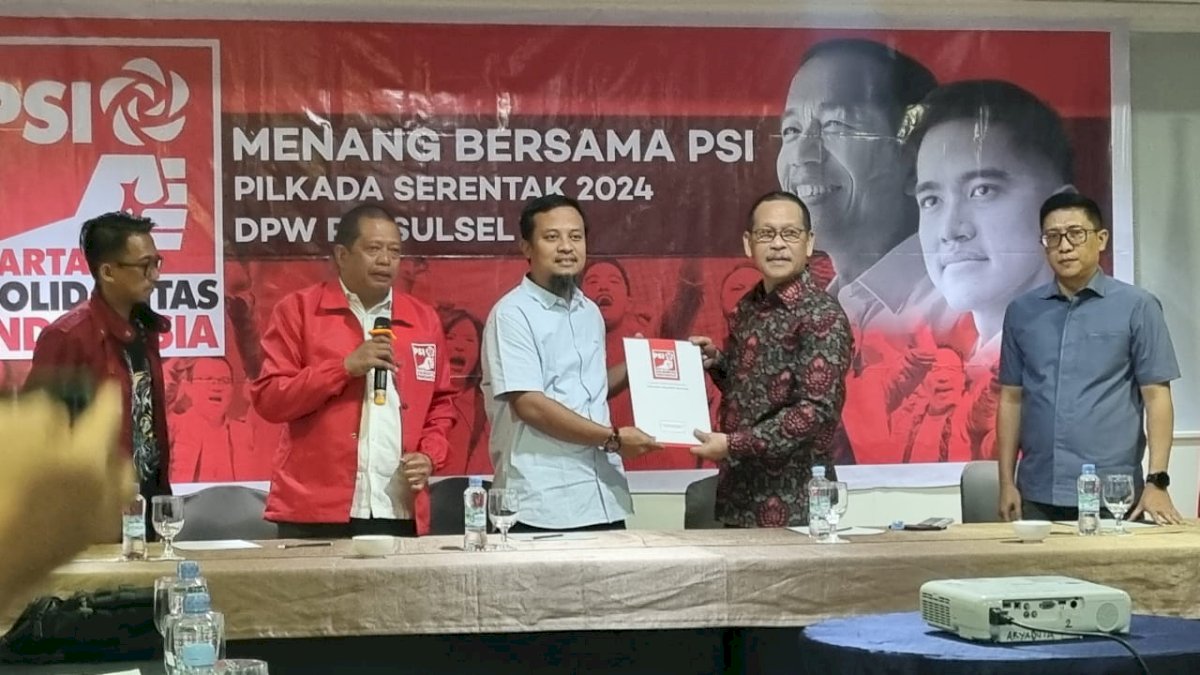 Sudirman Sulaiman Harap Dukungan PSI Maju Pilgub Sulsel