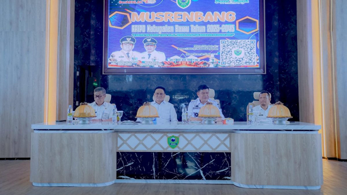 Bupati Harap Rancangan Pembangunan Barru Ke-depan Harus Sesuai Visi yang Maju