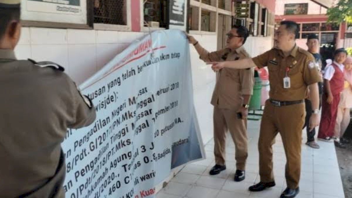 SD Inpres Pajjaiang Makassar Kembali Disegel, Gegara Sengketa Lahan